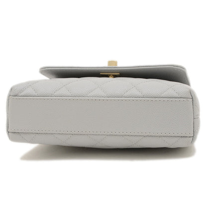 Chanel Calfskin Gray Handbags