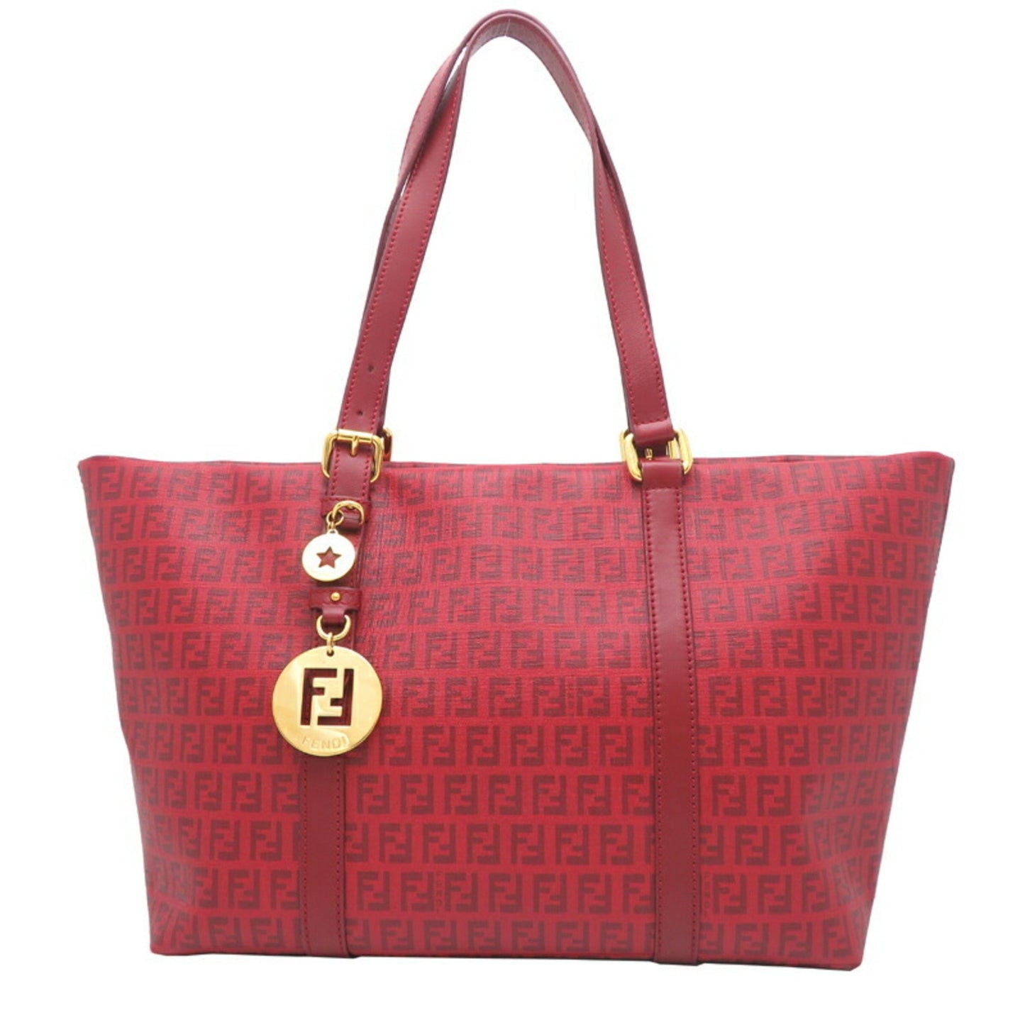 Fendi Pvc Red Tote Bags