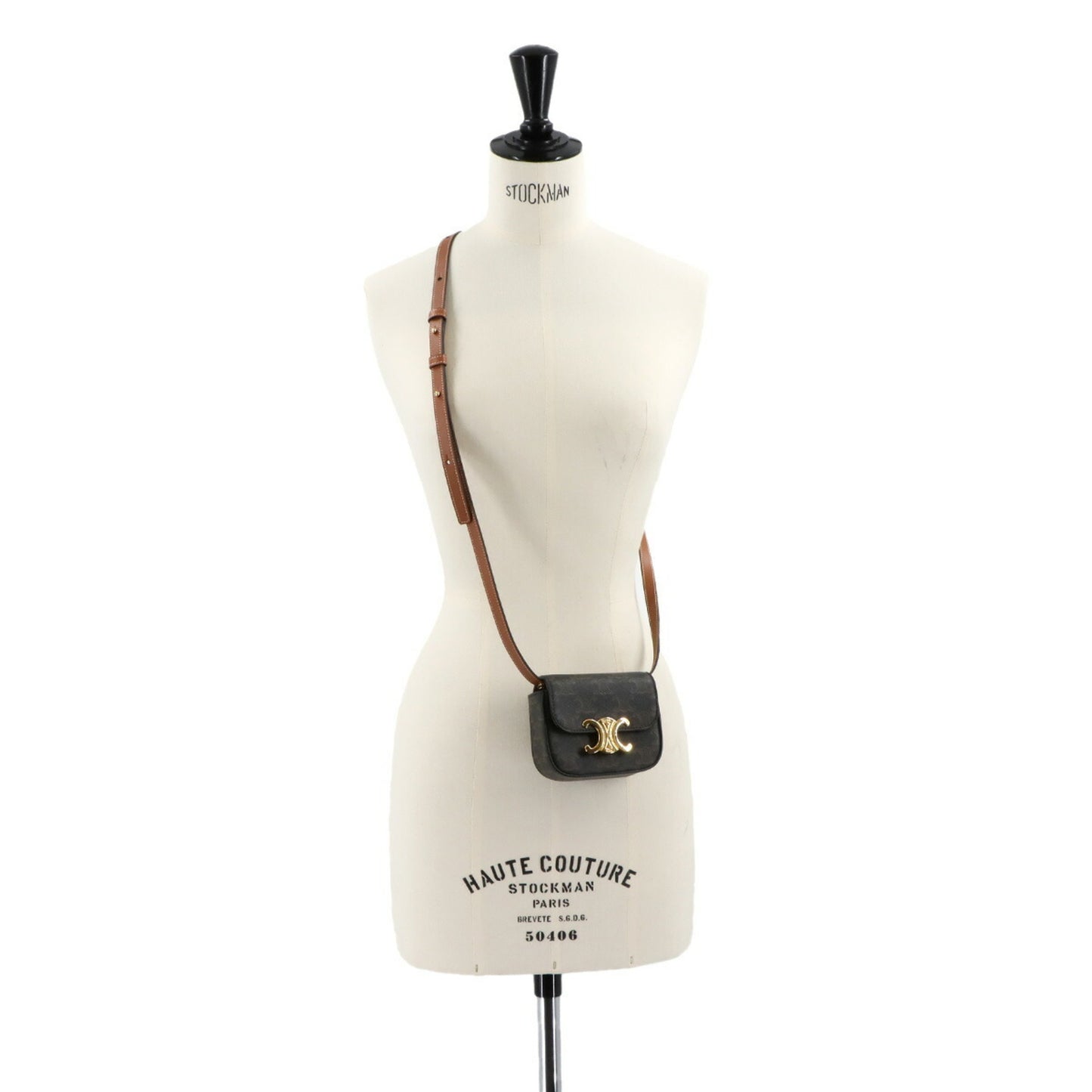 Celine Canvas Black Shoulder Bags