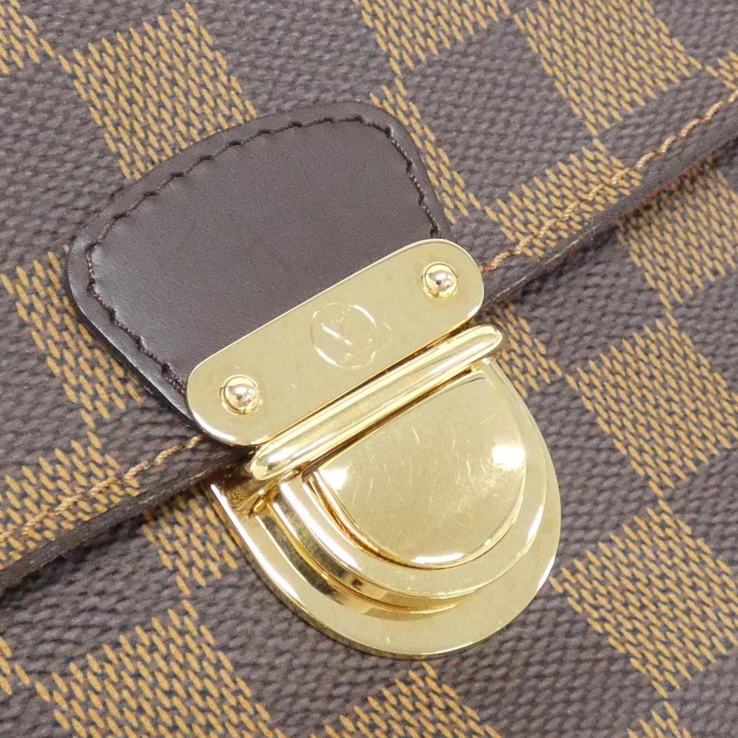 Louis Vuitton Coated Canvas Brown Shoulder Bags