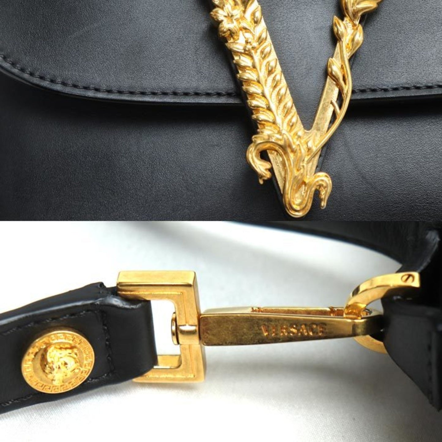 Versace Others Black Shoulder Bags