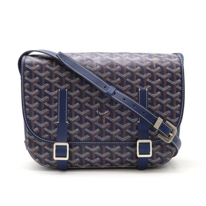 Goyard Coated Canvas Blue Shoulder Bags