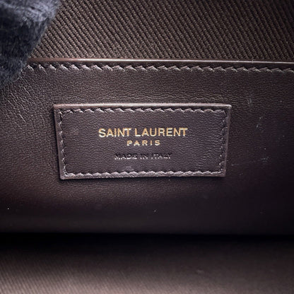 Saint Laurent Pvc Brown Handbags