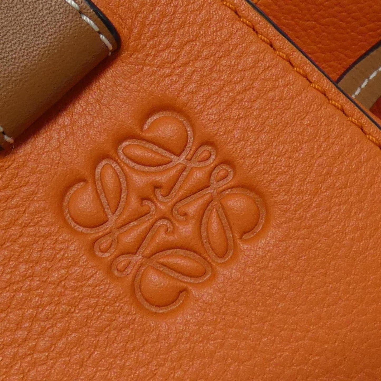Loewe Woven Fabric Orange Shoulder Bags