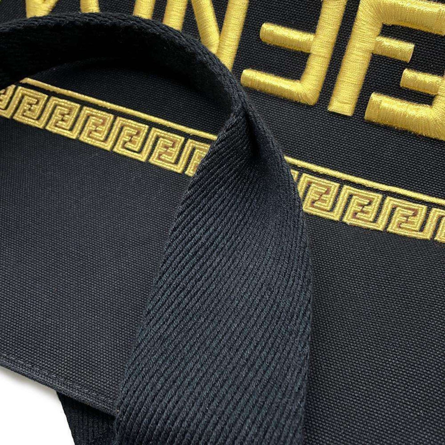 Fendi Canvas Black Shoulder Bags
