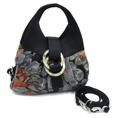 Bvlgari Satin Black Handbags