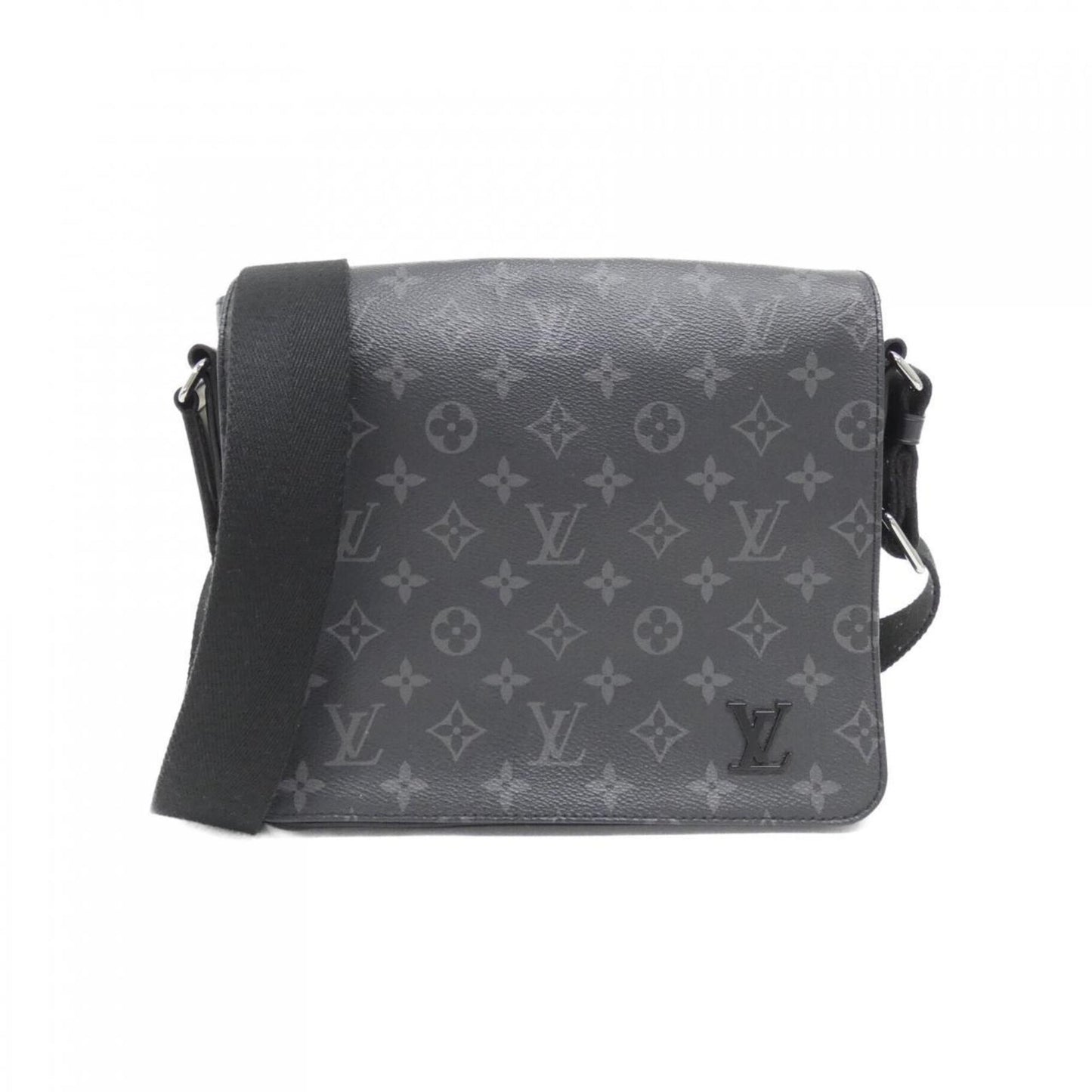 Louis Vuitton Coated Canvas Black Shoulder Bags