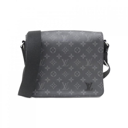 Louis Vuitton Coated Canvas Black Shoulder Bags