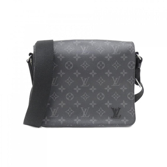 Louis Vuitton Coated Canvas Black Shoulder Bags