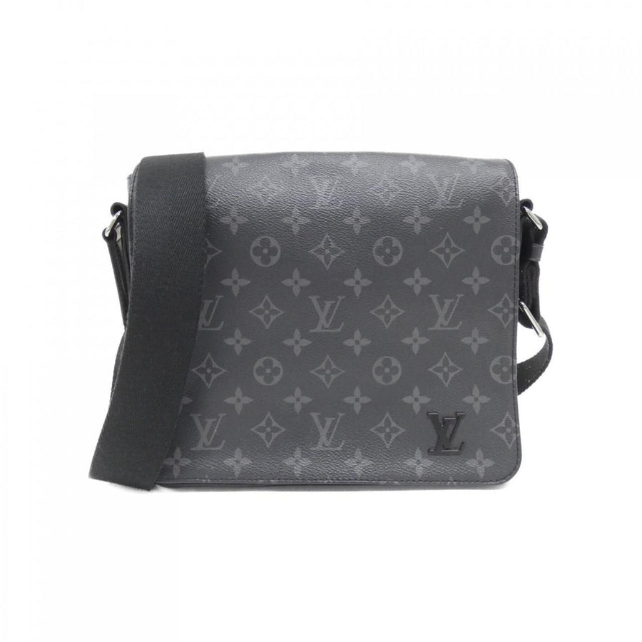 Louis Vuitton Coated Canvas Black Shoulder Bags