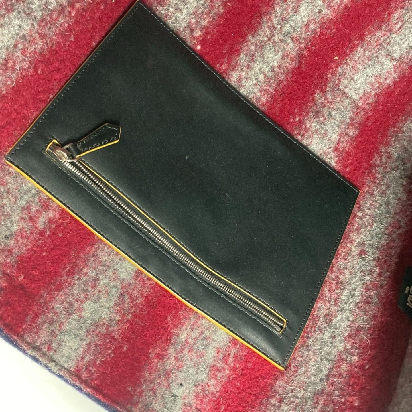 Fendi Wool Blue Shoulder Bags