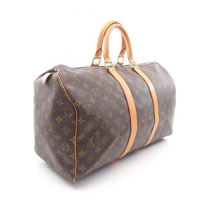 Louis Vuitton Coated Canvas Brown Travel Bags