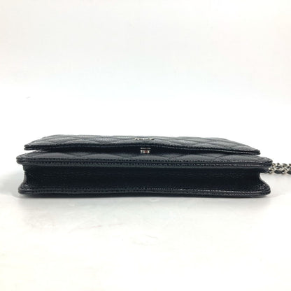 Chanel Calfskin Black Shoulder Bags