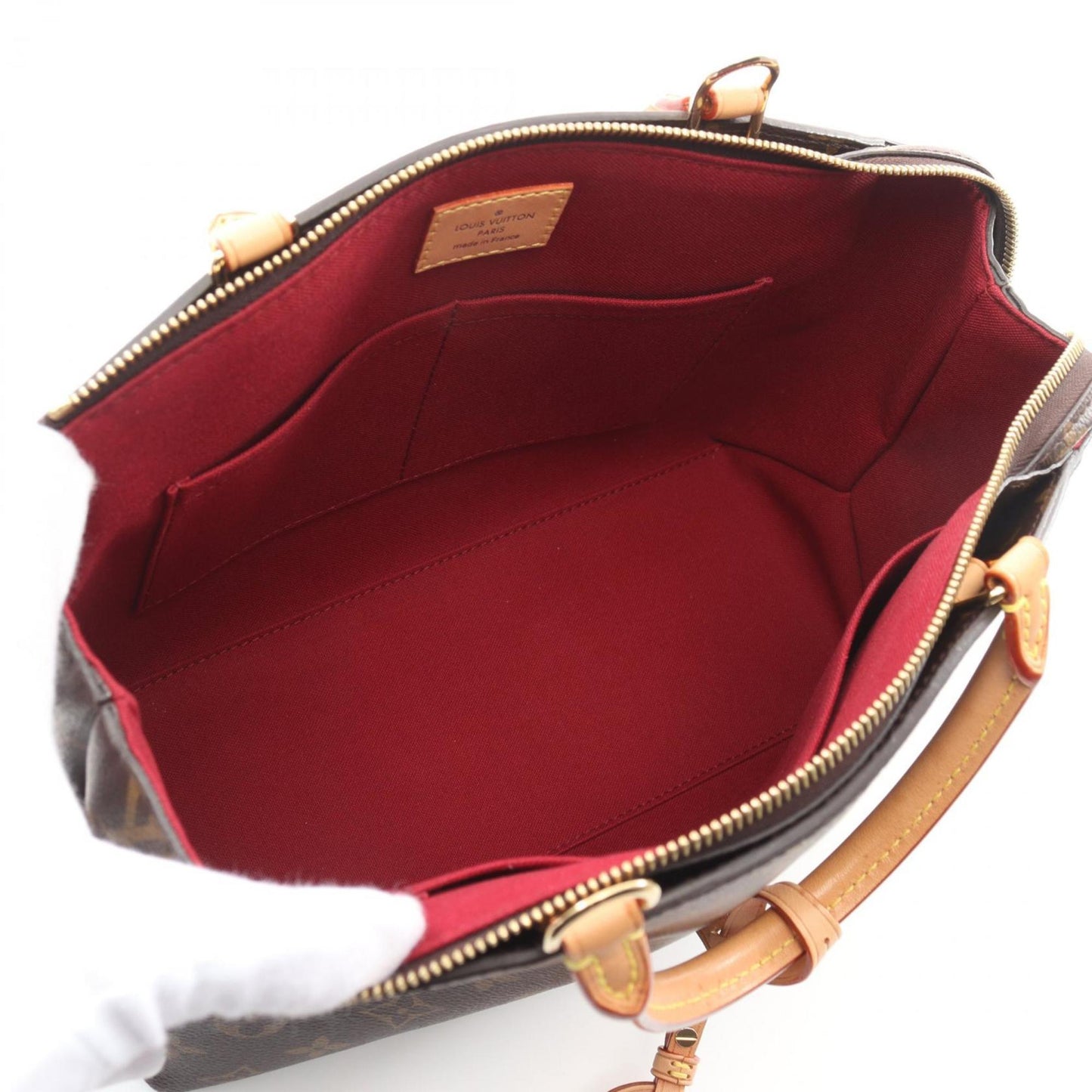 Louis Vuitton Coated Canvas Brown Handbags