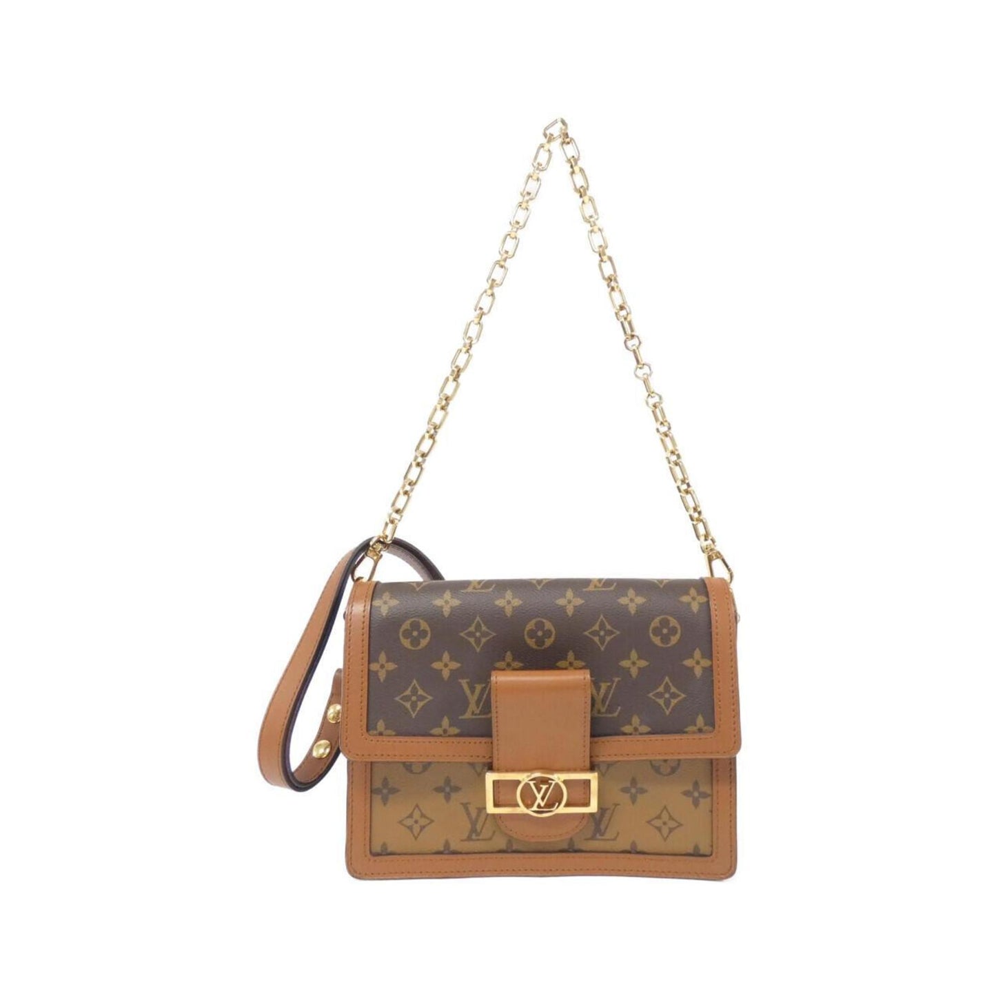 Louis Vuitton Coated Canvas Brown Shoulder Bags
