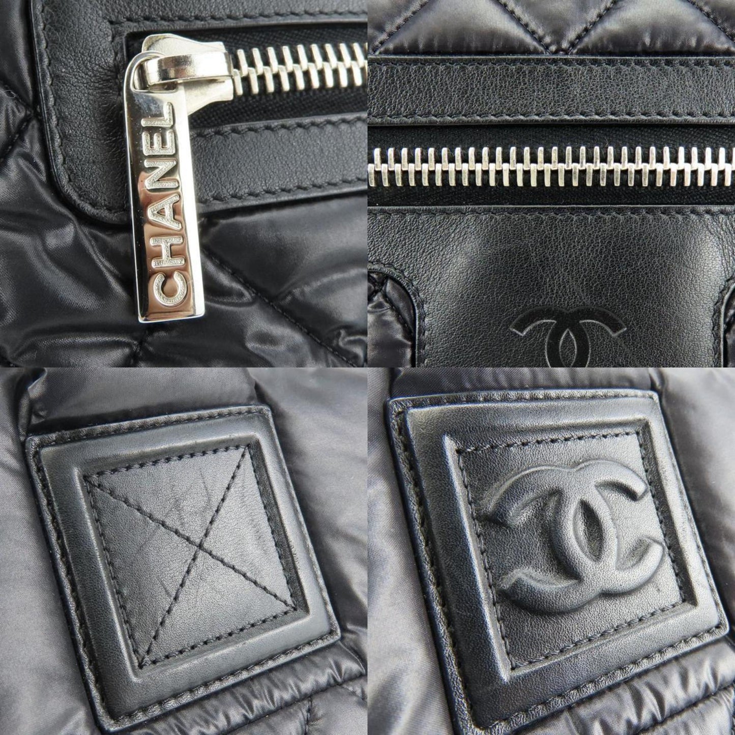 Chanel Nylon Black Tote Bags