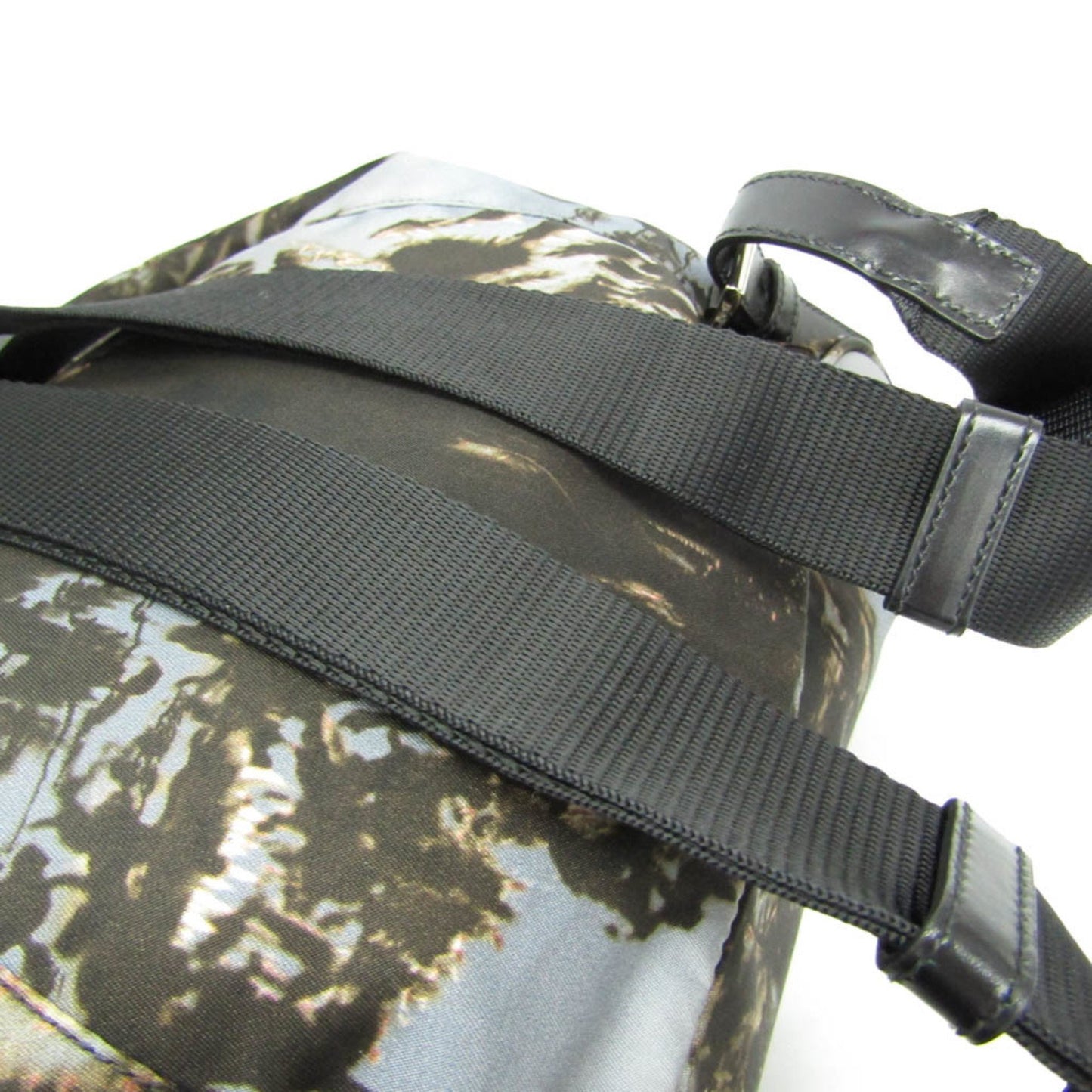 Prada Nylon Gray Backpacks