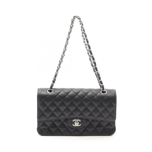 Chanel Calfskin Black Shoulder Bags