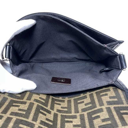 Fendi Canvas Black Shoulder Bags