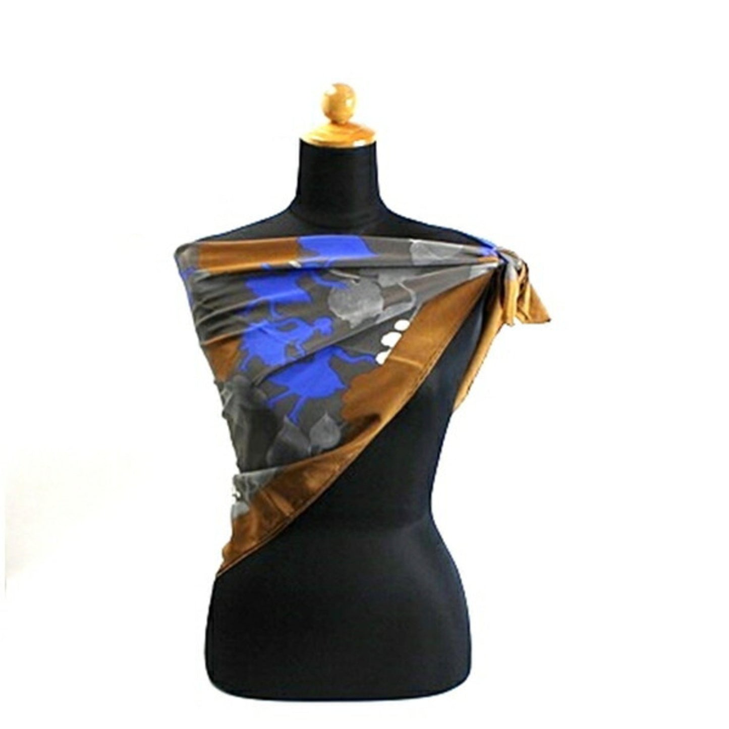 Louis Vuitton Silk Blue Scarves
