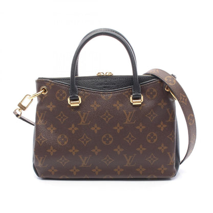 Louis Vuitton Coated Canvas Black Handbags