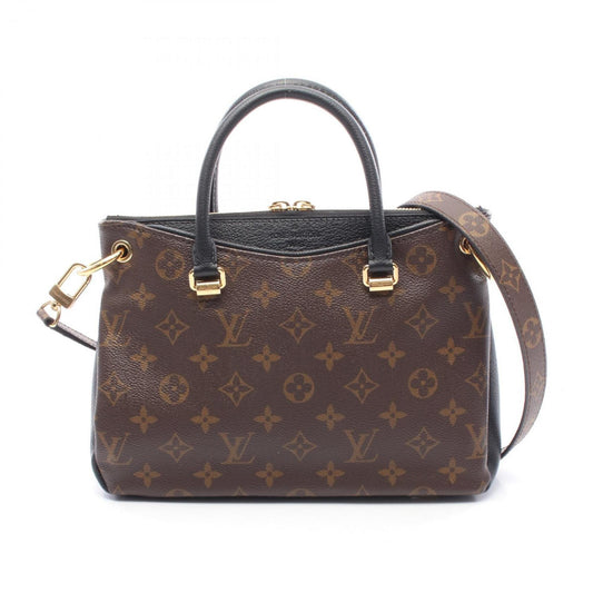 Louis Vuitton Coated Canvas Black Handbags