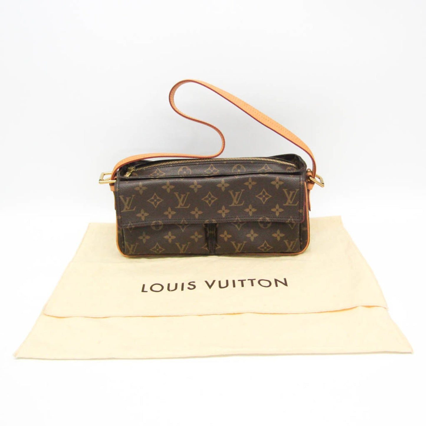 Louis Vuitton Monogram Canvas Brown Shoulder Bags