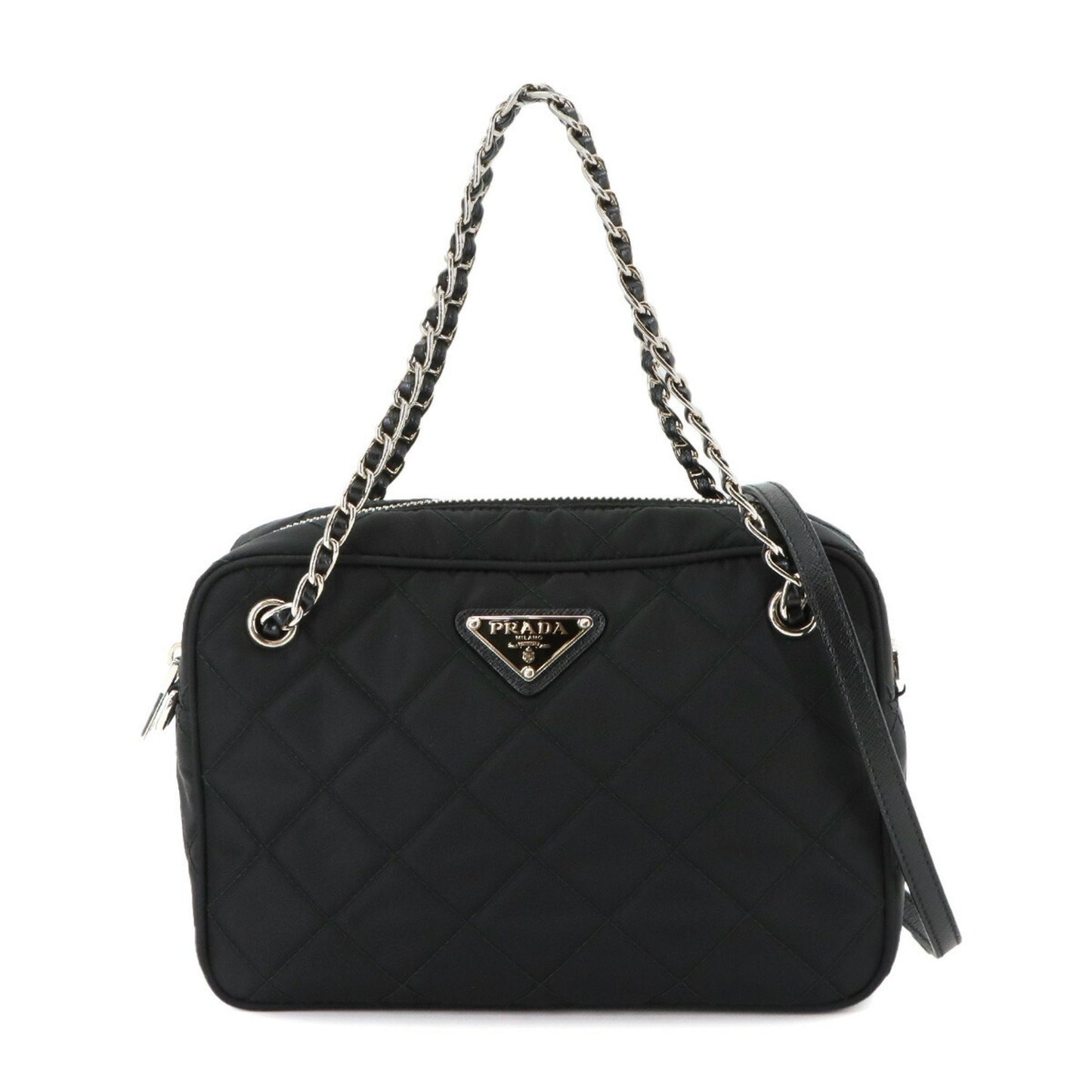 Prada Nylon Black Handbags