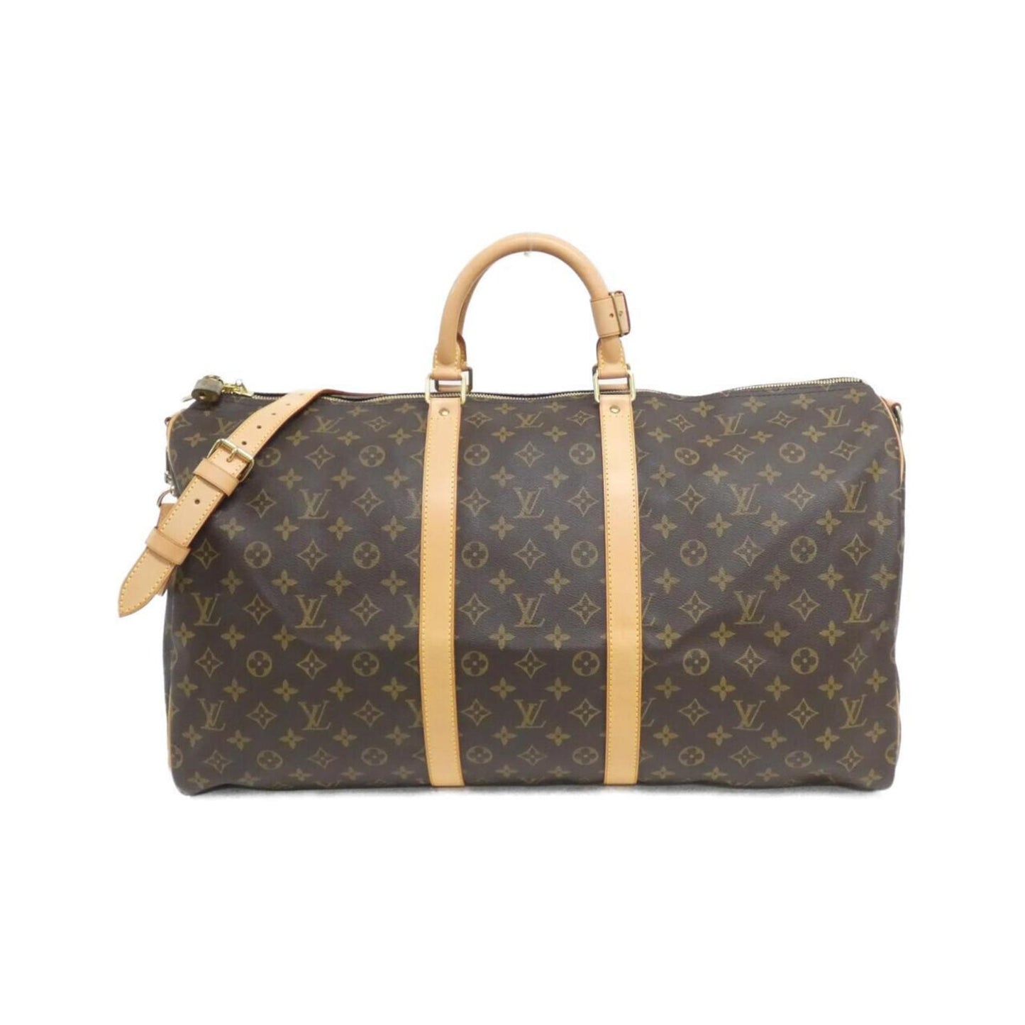 Louis Vuitton Coated Canvas Brown Travel Bags
