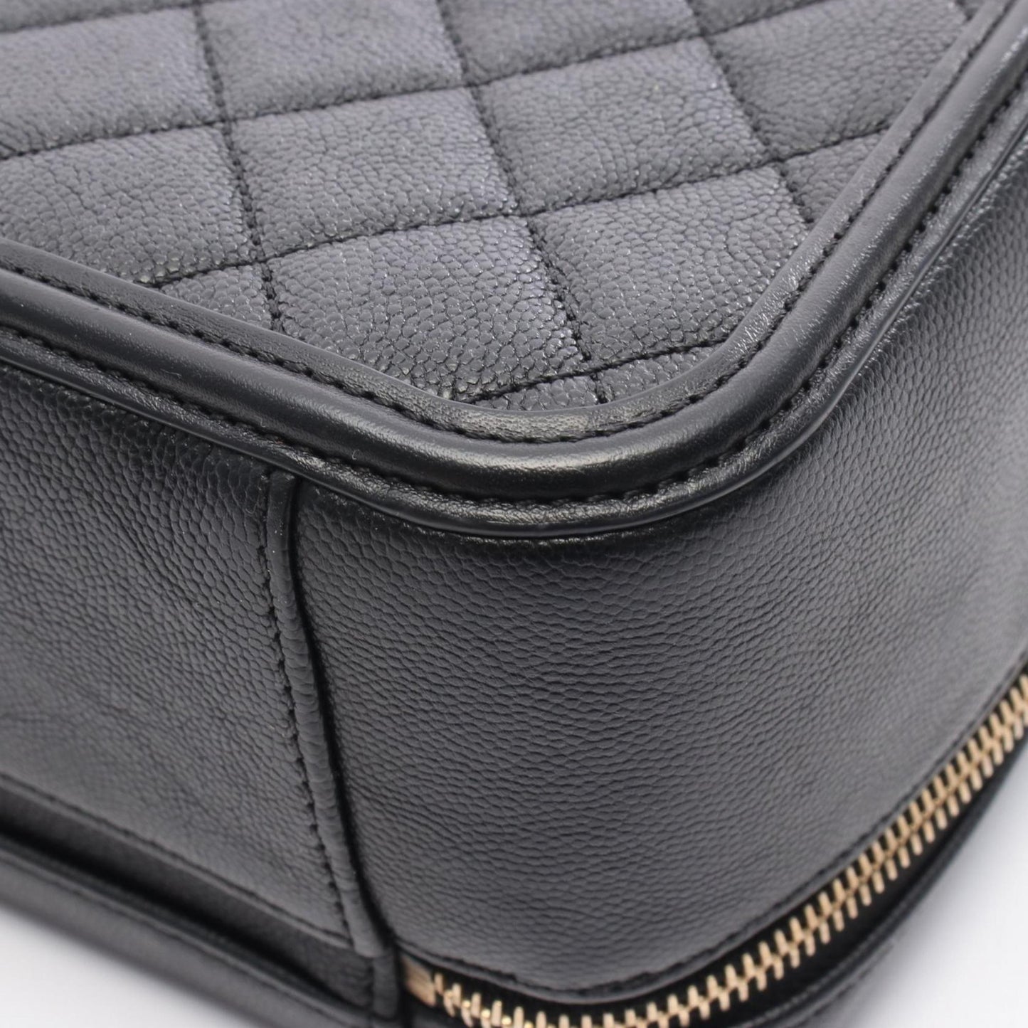 Chanel Calfskin Black Shoulder Bags
