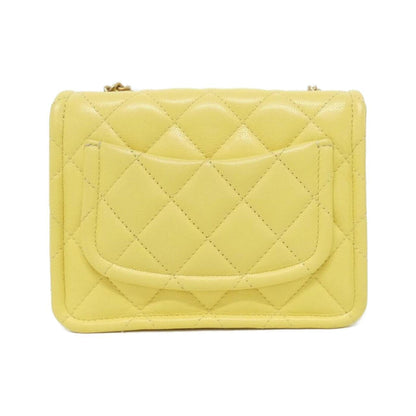 Chanel Calfskin Yellow Shoulder Bags