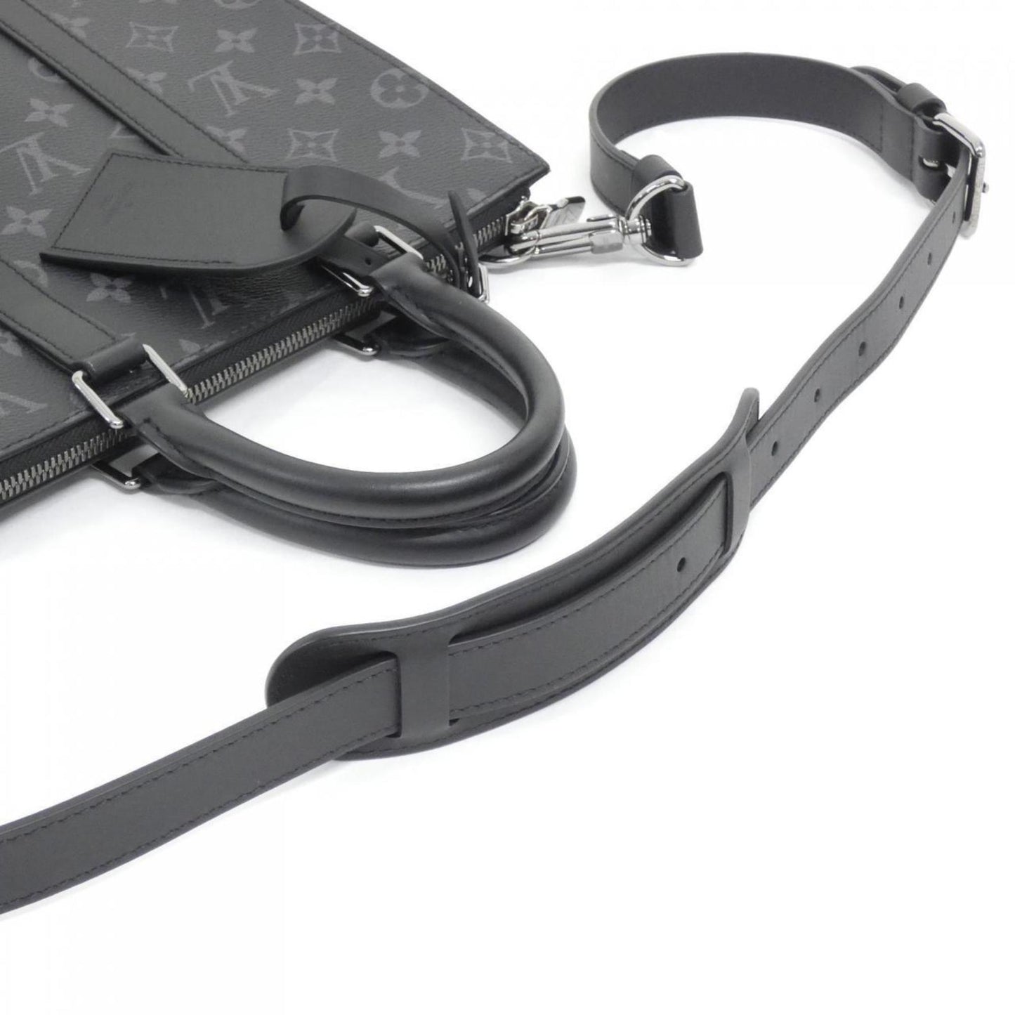Louis Vuitton Coated Canvas Black Handbags
