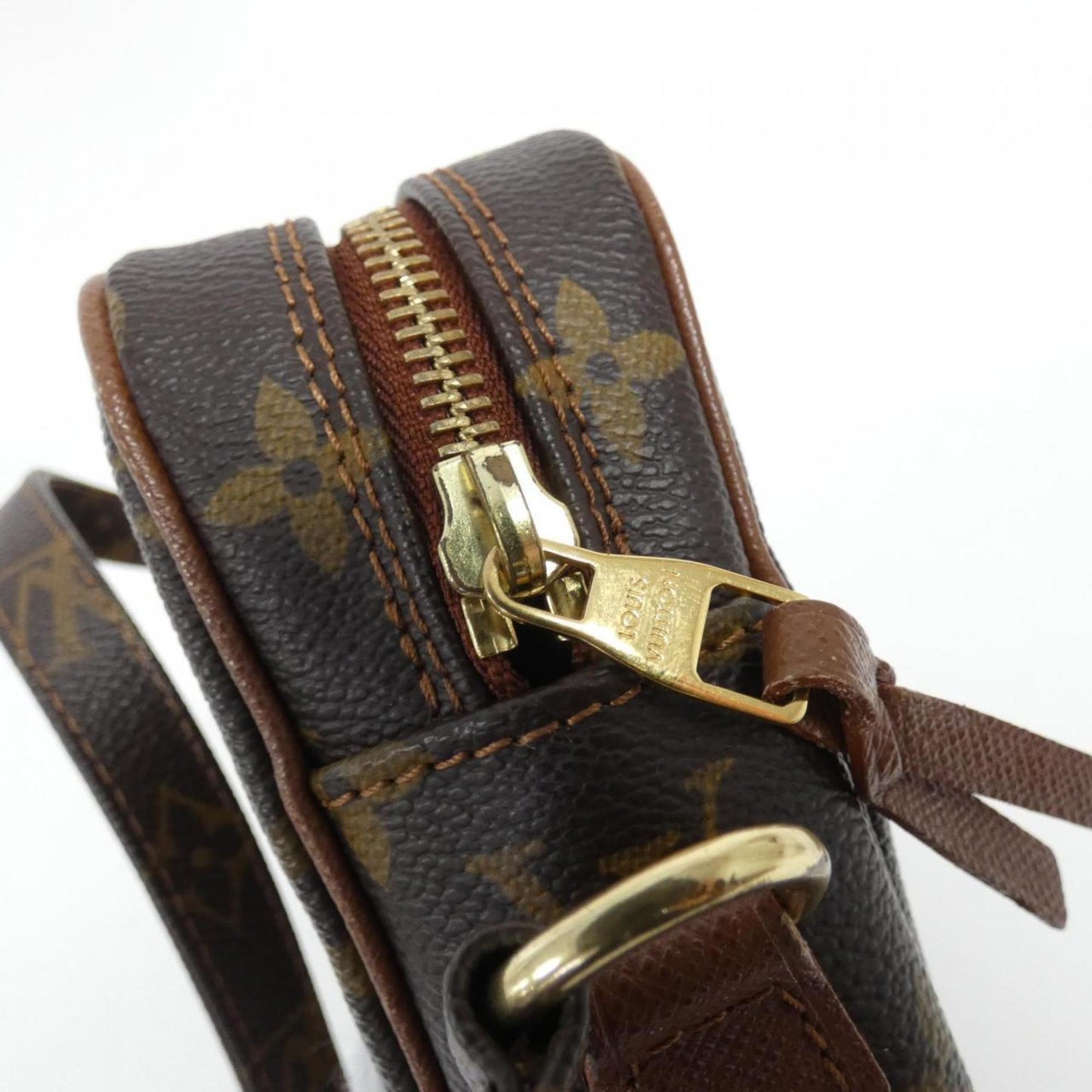 Louis Vuitton Coated Canvas Brown Shoulder Bags