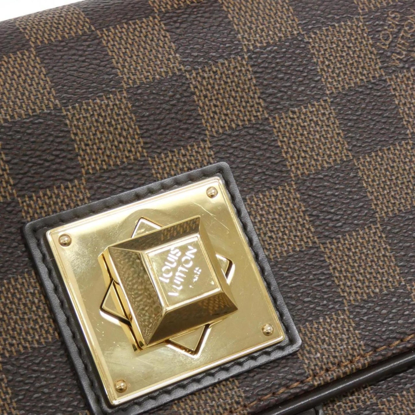 Louis Vuitton Coated Canvas Brown Handbags