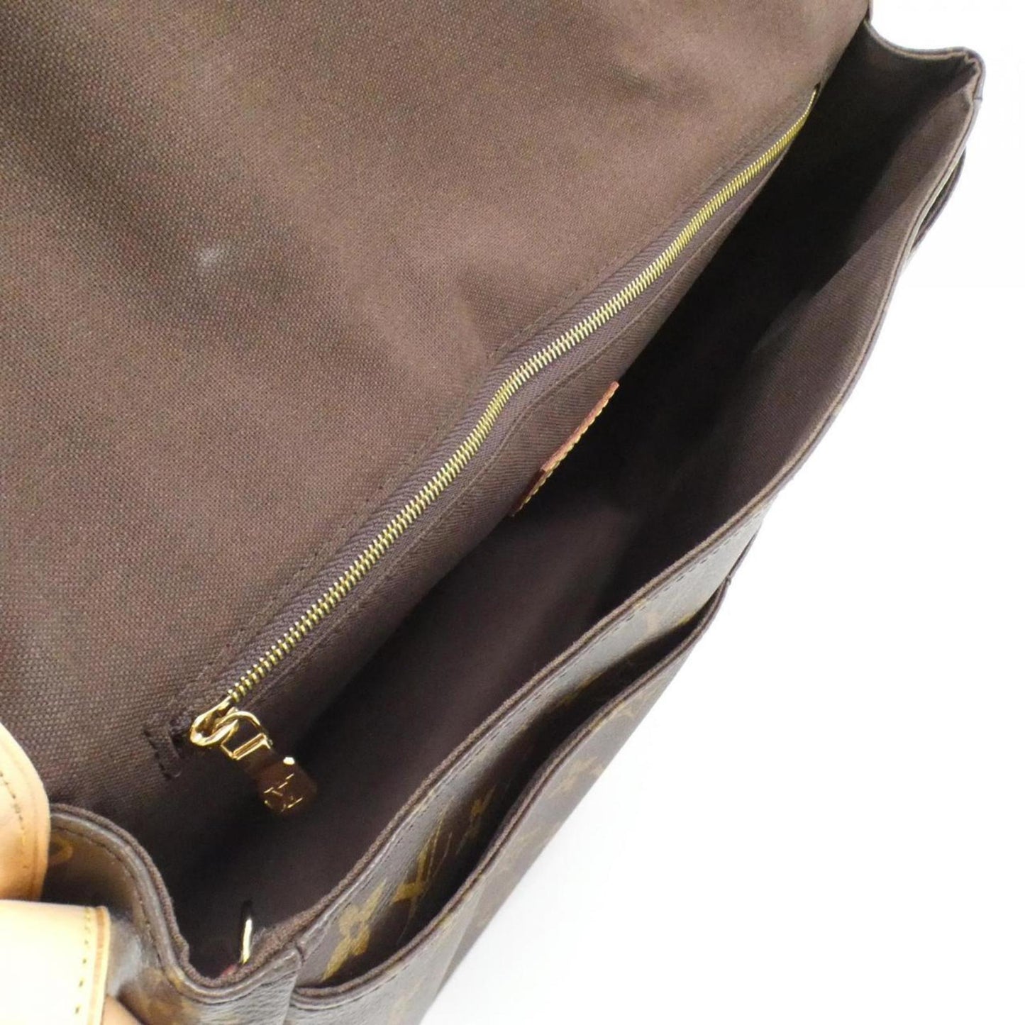 Louis Vuitton Coated Canvas Brown Shoulder Bags
