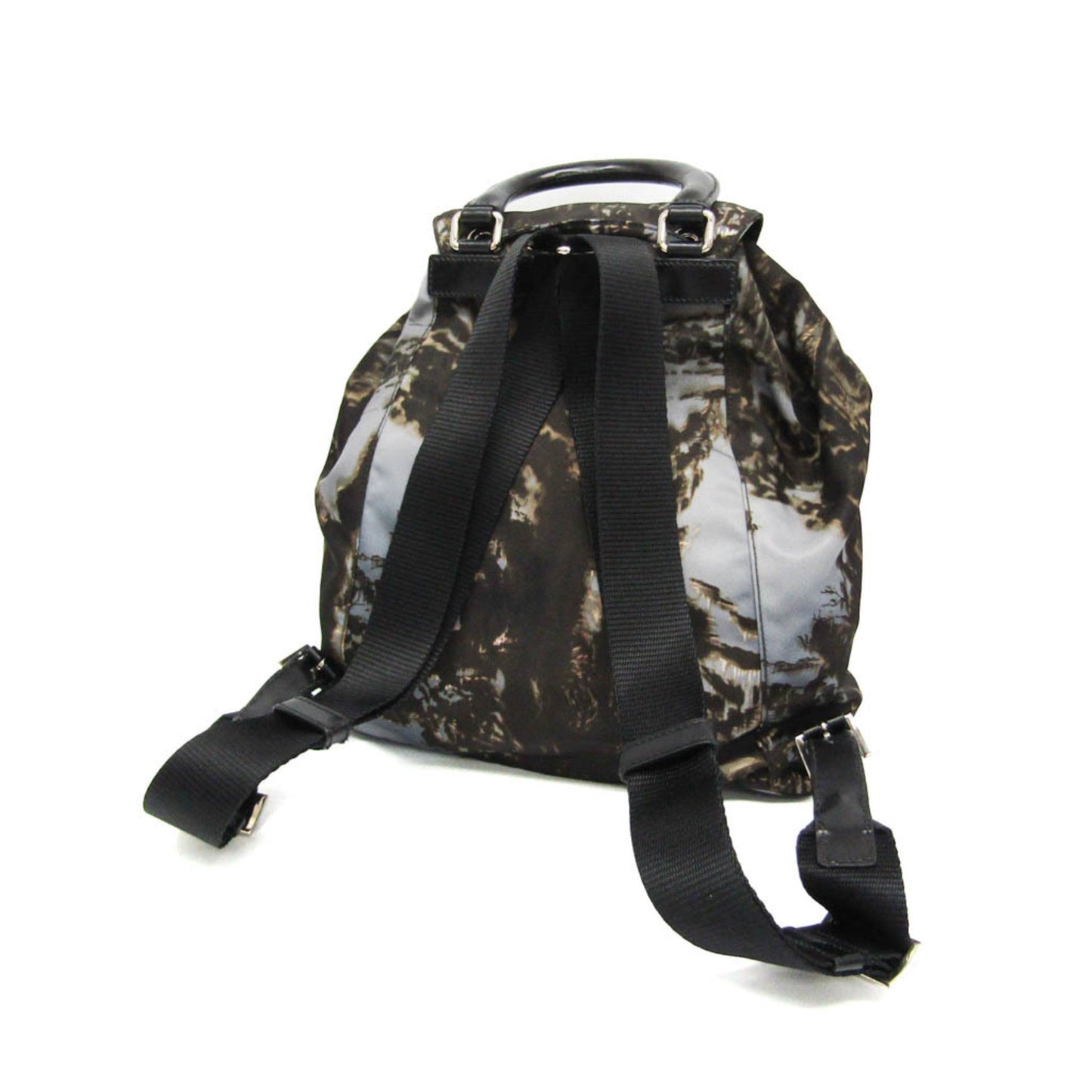 Prada Nylon Gray Backpacks