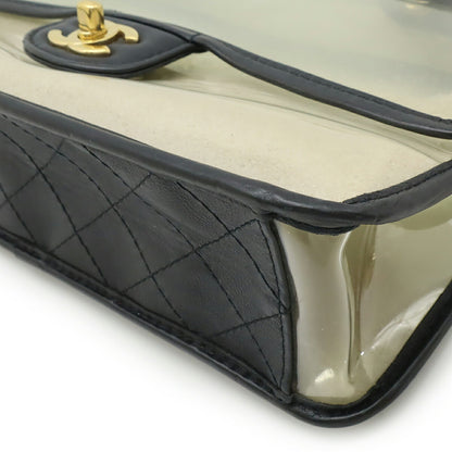 Chanel Pvc Black Handbags