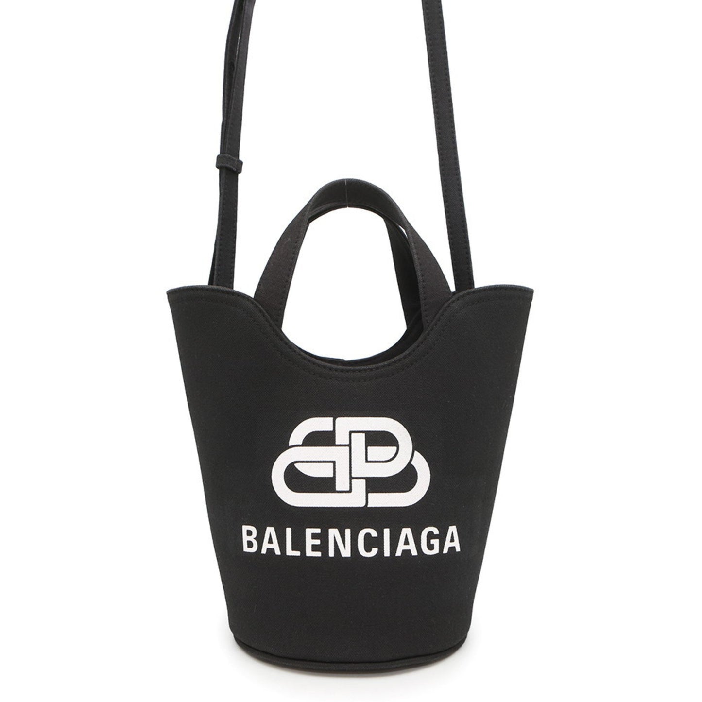 Balenciaga Canvas Black Handbags