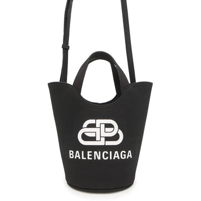 Balenciaga Canvas Black Handbags