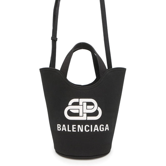 Balenciaga Canvas Black Handbags
