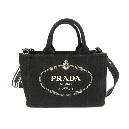 Prada Denim Black Handbags