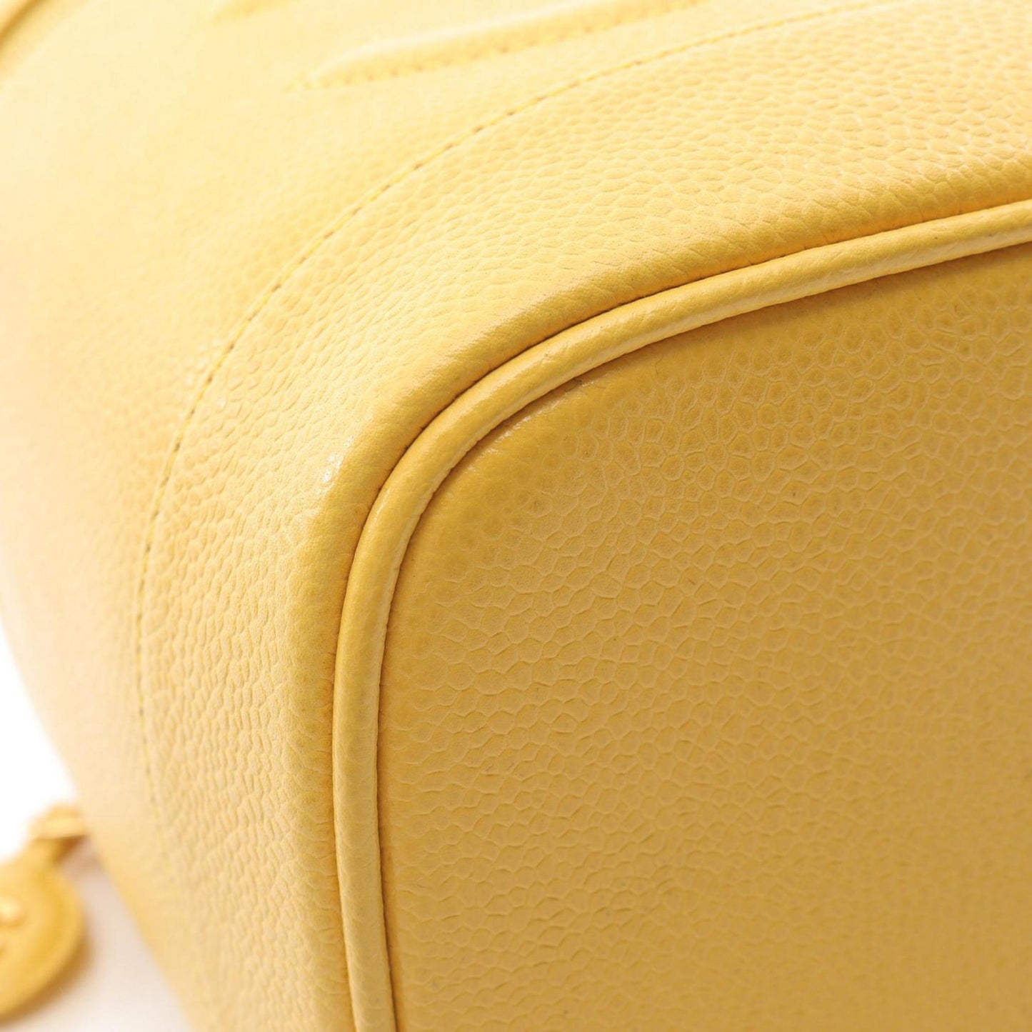 Chanel Calfskin Yellow Handbags