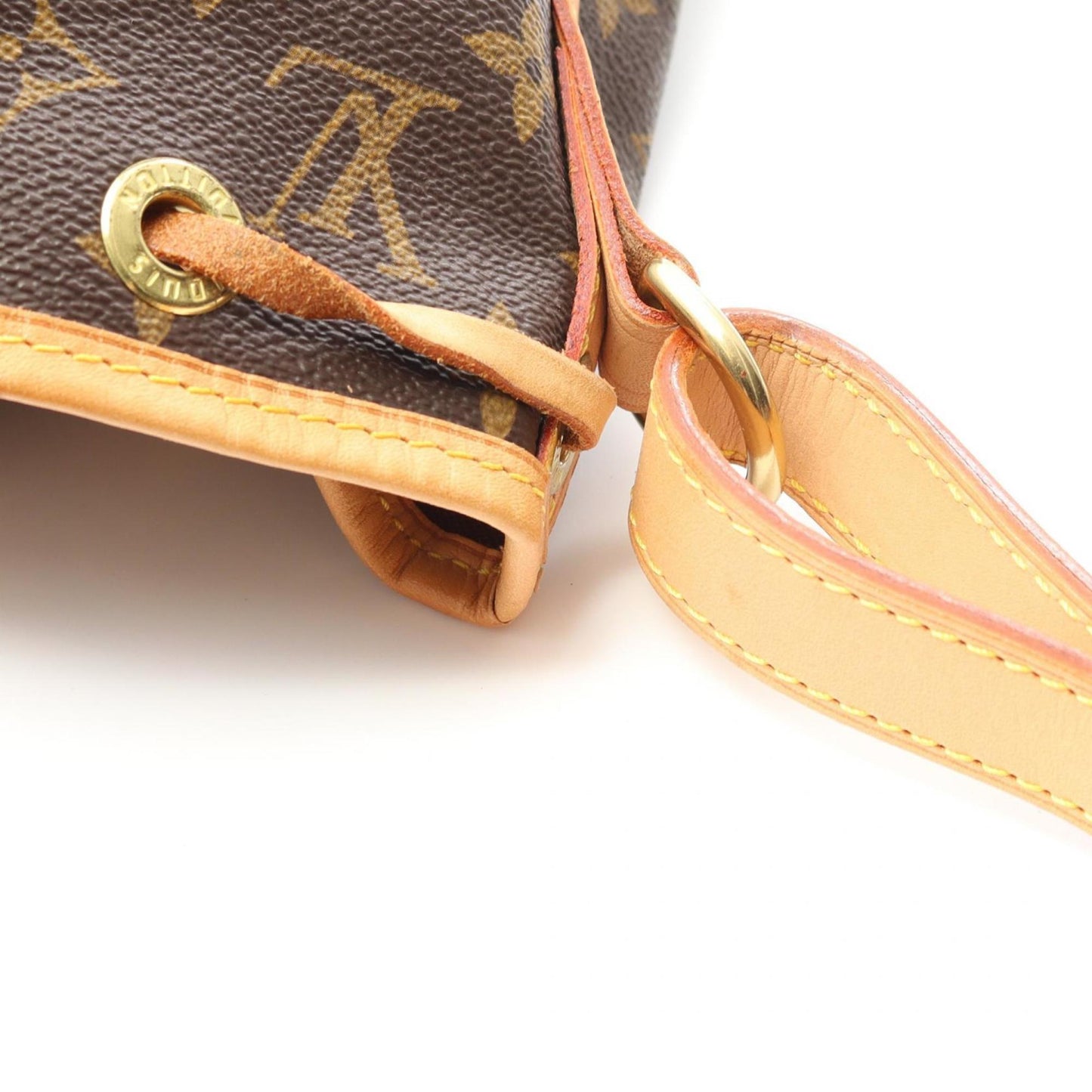 Louis Vuitton Coated Canvas Brown Shoulder Bags
