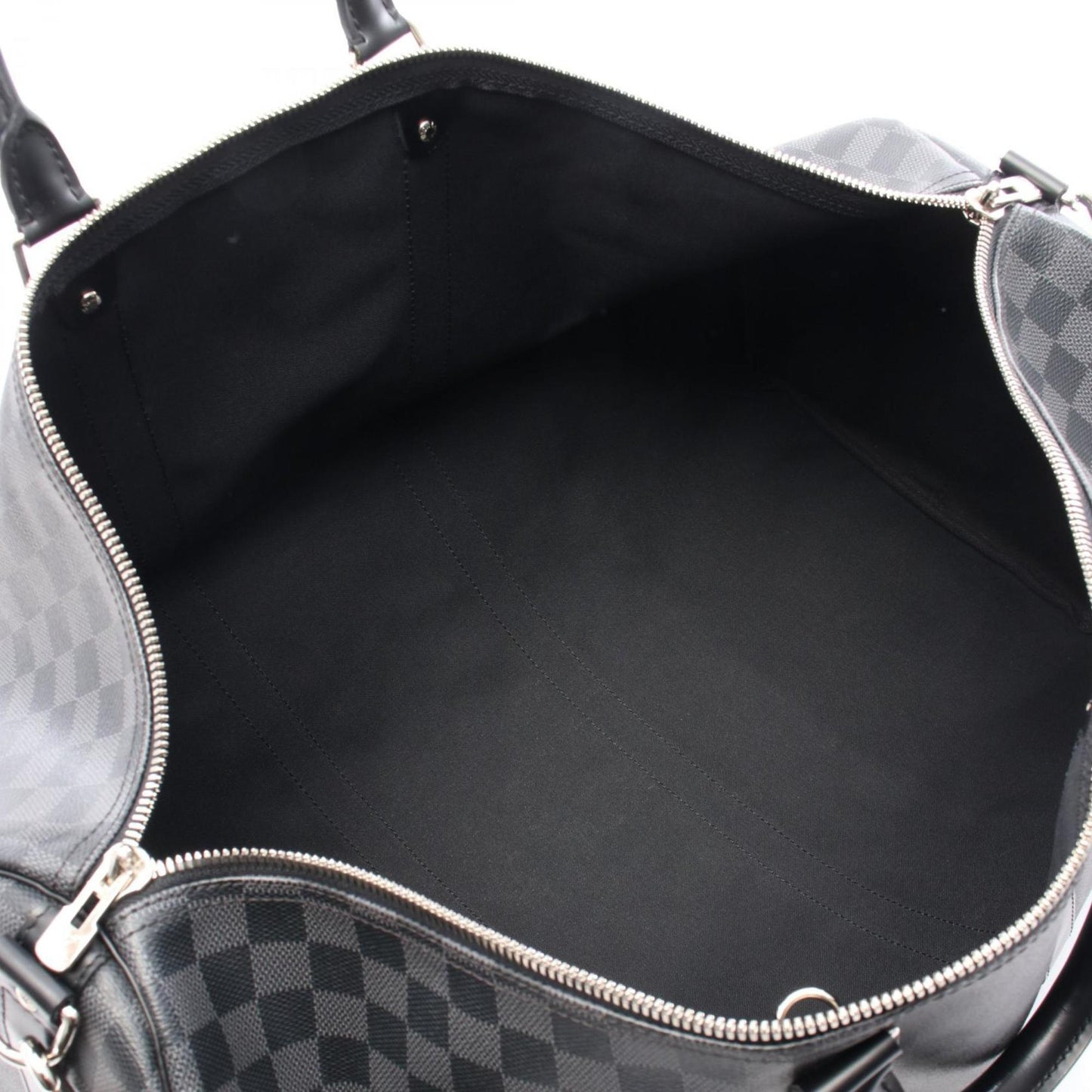 Louis Vuitton Coated Canvas Black Travel Bags