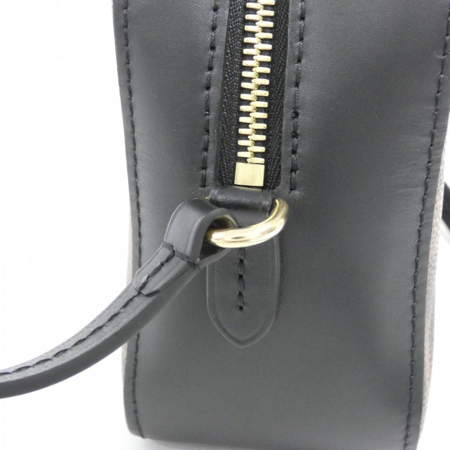 Louis Vuitton Coated Canvas Black Shoulder Bags