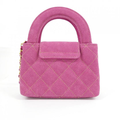 Chanel Denim Pink Shoulder Bags