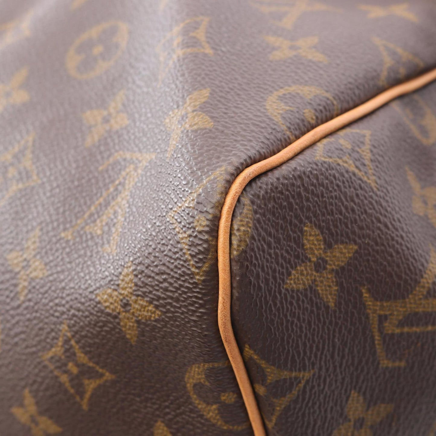 Louis Vuitton Coated Canvas Brown Travel Bags