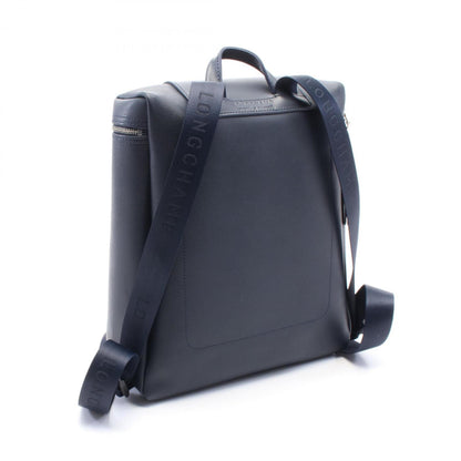 Longchamp Coated Canvas Blue Backpacks