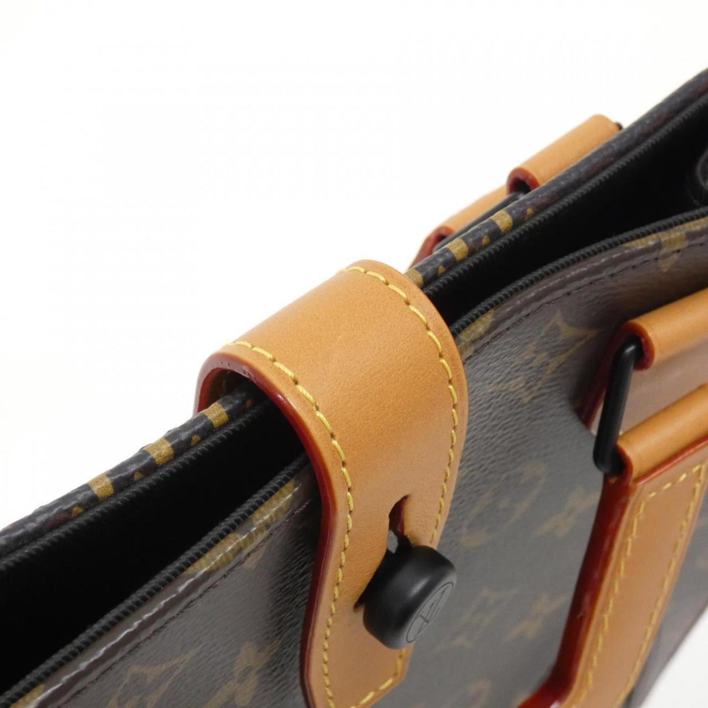 Louis Vuitton Coated Canvas Brown Handbags