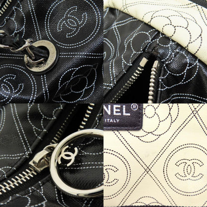 Chanel Coated Canvas Black Travel Bags